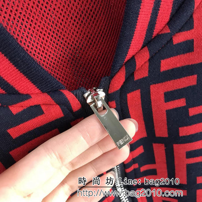 FENDI芬迪 18ss秋冬新款 全身FF提花字母 夾克外套 男女同款 ydi1601
